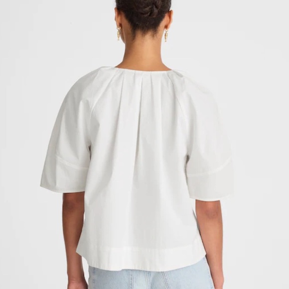 Madewell Poplin Lace-Up Top - Picture 4 of 6